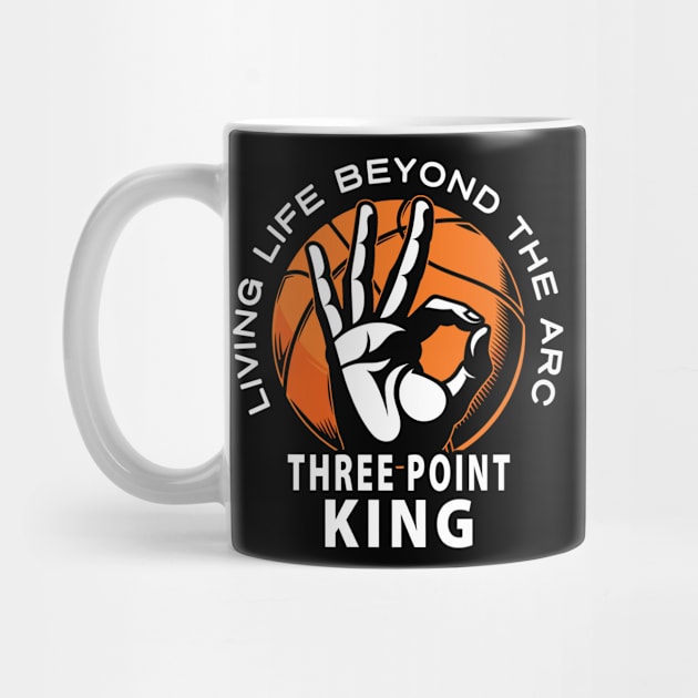 Three-Point Shooter Basketball Beyond the Arc 3 Pointer by TeeCreations